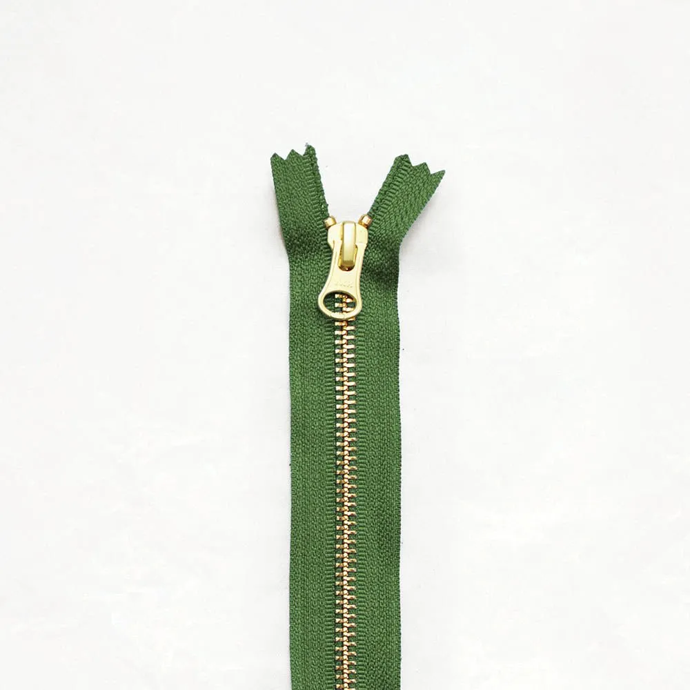 14" Brass Zippers - Wholesale