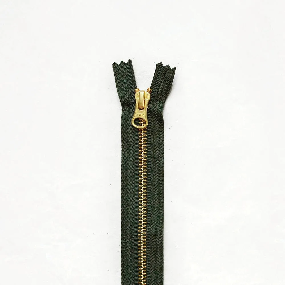 14" Brass Zippers - Wholesale