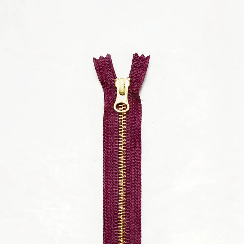 14" Brass Zippers - Wholesale