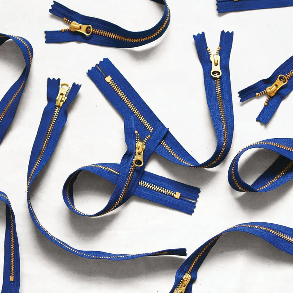 14" Brass Zippers - Wholesale