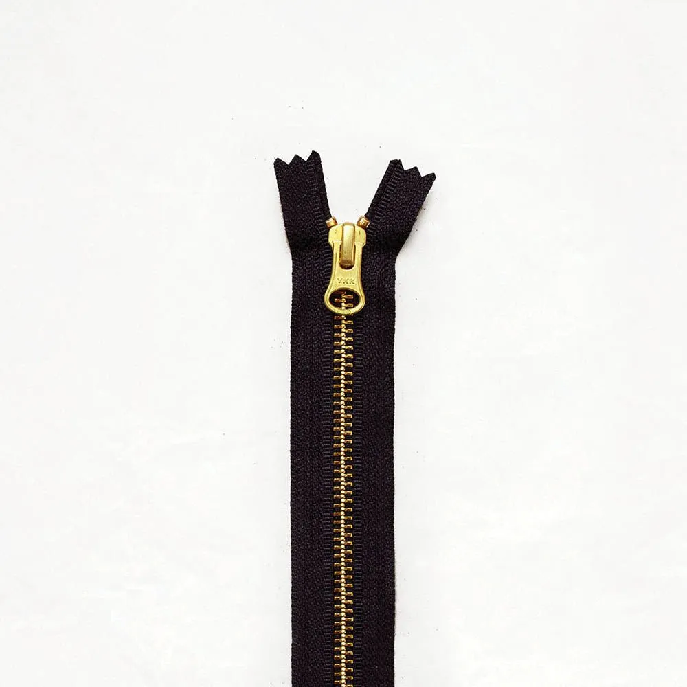 14" Brass Zippers - Wholesale