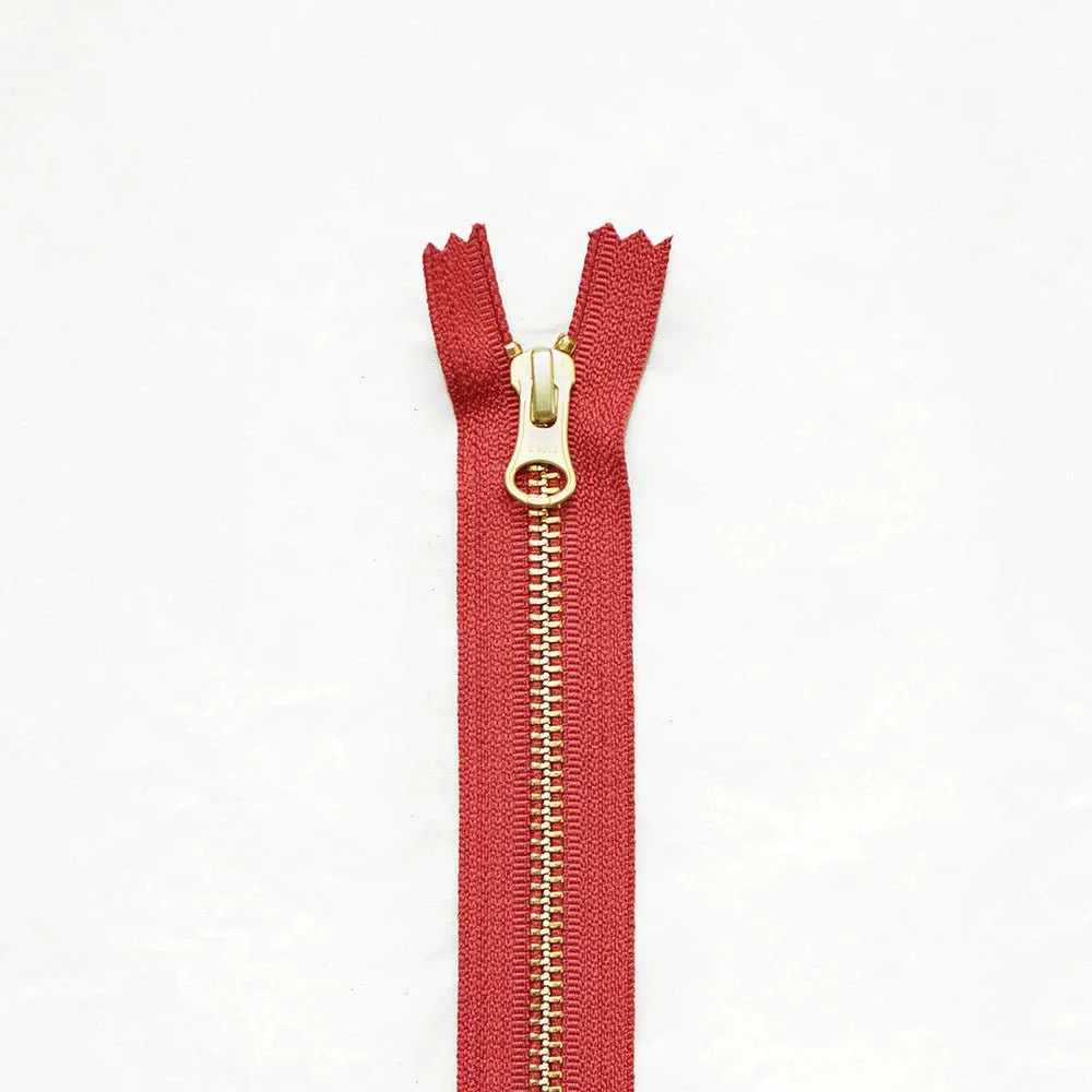 14" Brass Zippers - Wholesale