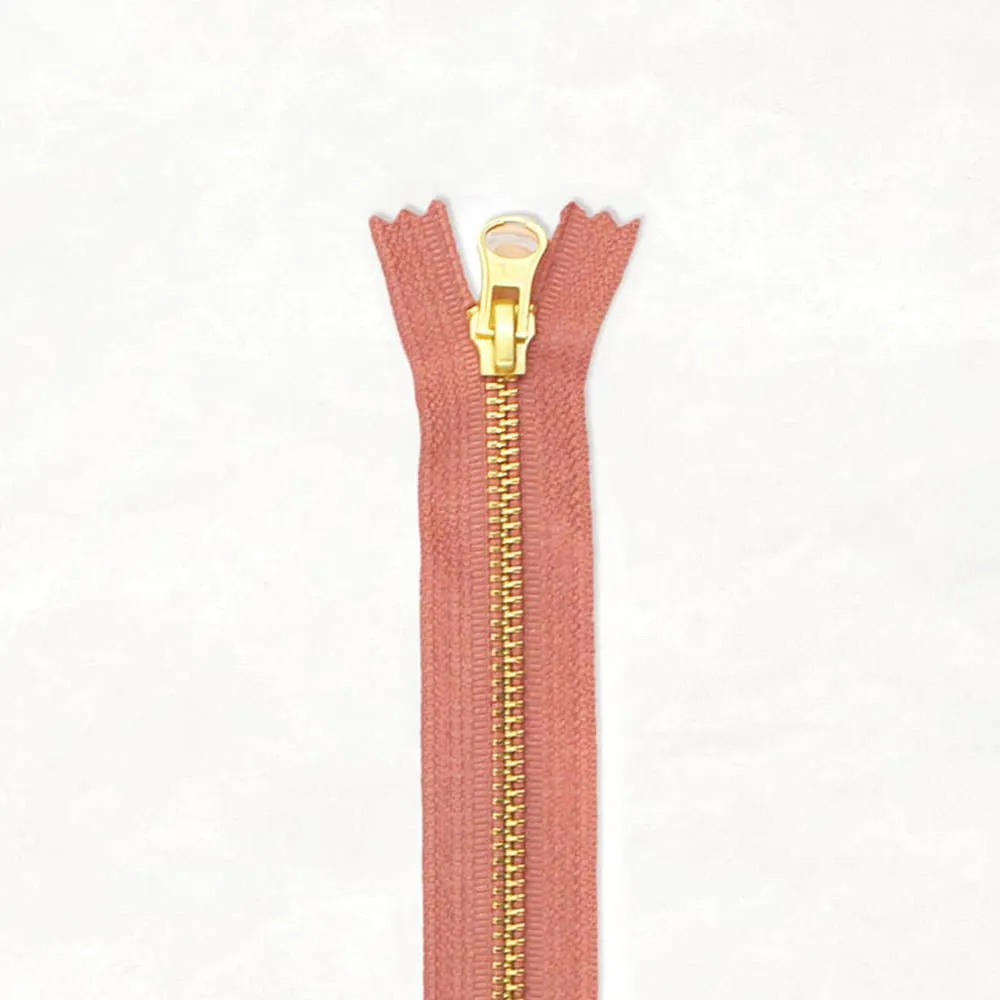 14" Brass Zippers - Wholesale