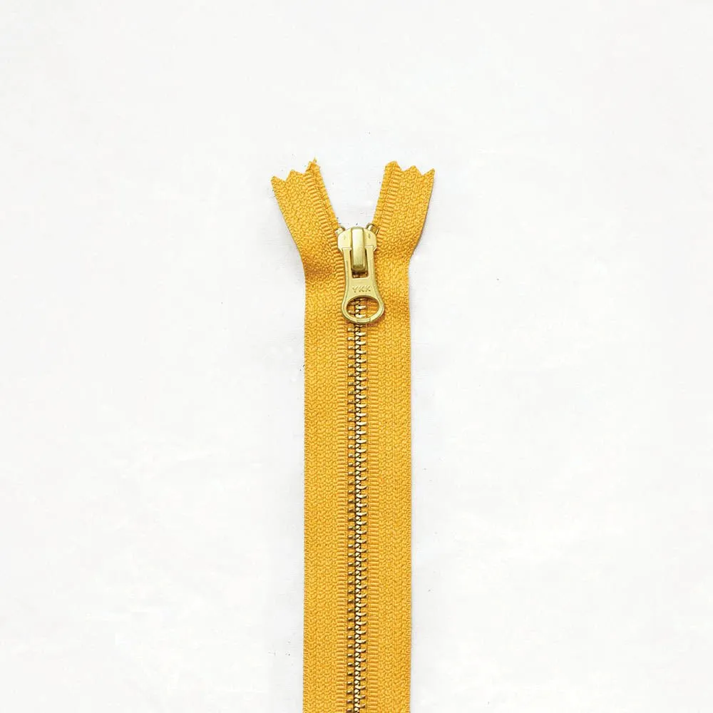 14" Brass Zippers - Wholesale