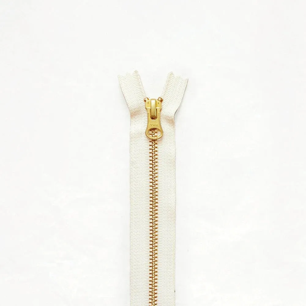 14" Brass Zippers - Wholesale