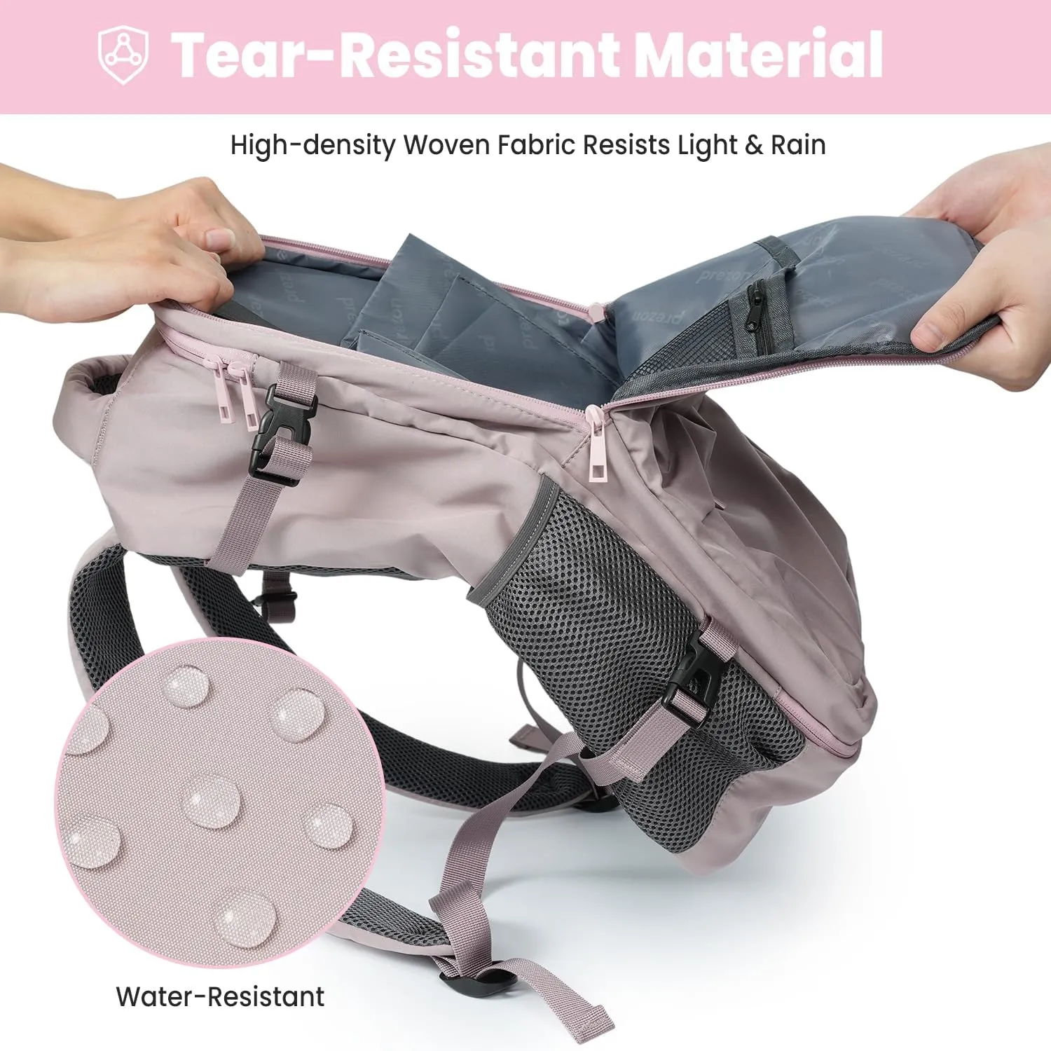 35L Travel Backpack | 180 All-Open Design | Multi-Pockets | Airline Approved Carry on |15.6 inch Laptop Compartment |USB Port |Perfect for Travel Business College Bookbags|Men Women,Dark Pink