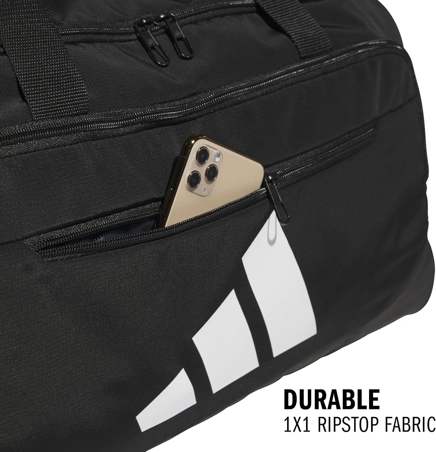 adidas Defender 5.0 Duffel, Durable Travel Gym Sports Bag for Men and Women