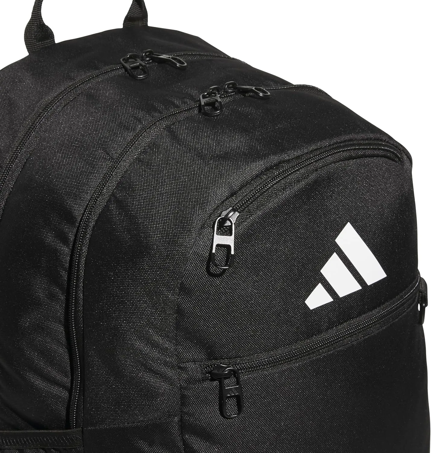 adidas Striker Team Sports Backpack Durable Athletic Gym Laptop Bag, Black/3.0 (36L), One Size