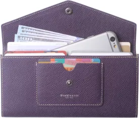 Borgasets Wallet for Women Bifold Leather Ladies Phone Cluth Travel Long Zipper Purse with Large Capacity and Thin