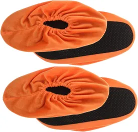 Bowling Equipment 2 Pairs of Soft Washable Shoe Covers for Indoor Bowling Non-Slip Sole for Safety