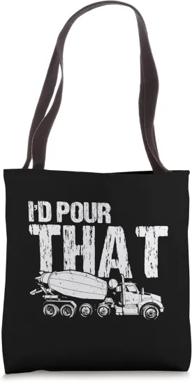 Concrete Finisher Design for Construction Cement Worker Tote Bag
