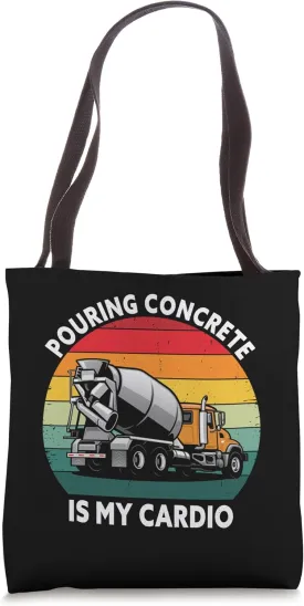 Concrete Finisher Design for Construction Cement Worker Tote Bag