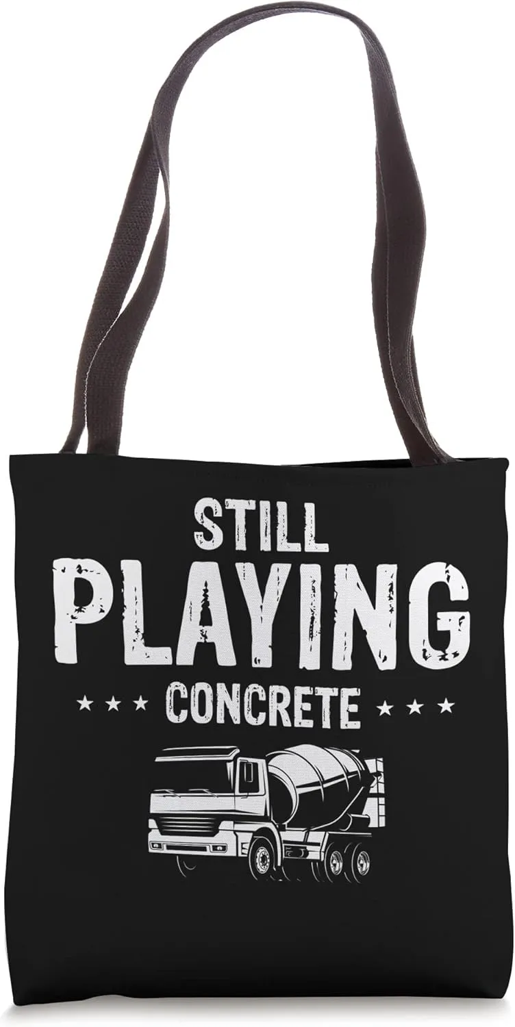Concrete Finisher Design for Construction Cement Worker Tote Bag