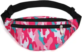 Fanny Packs for Women Men, Fashion Waist Pack Crossbody Bags Belt Bag with Adjustable Strap for Running Hiking Travel.