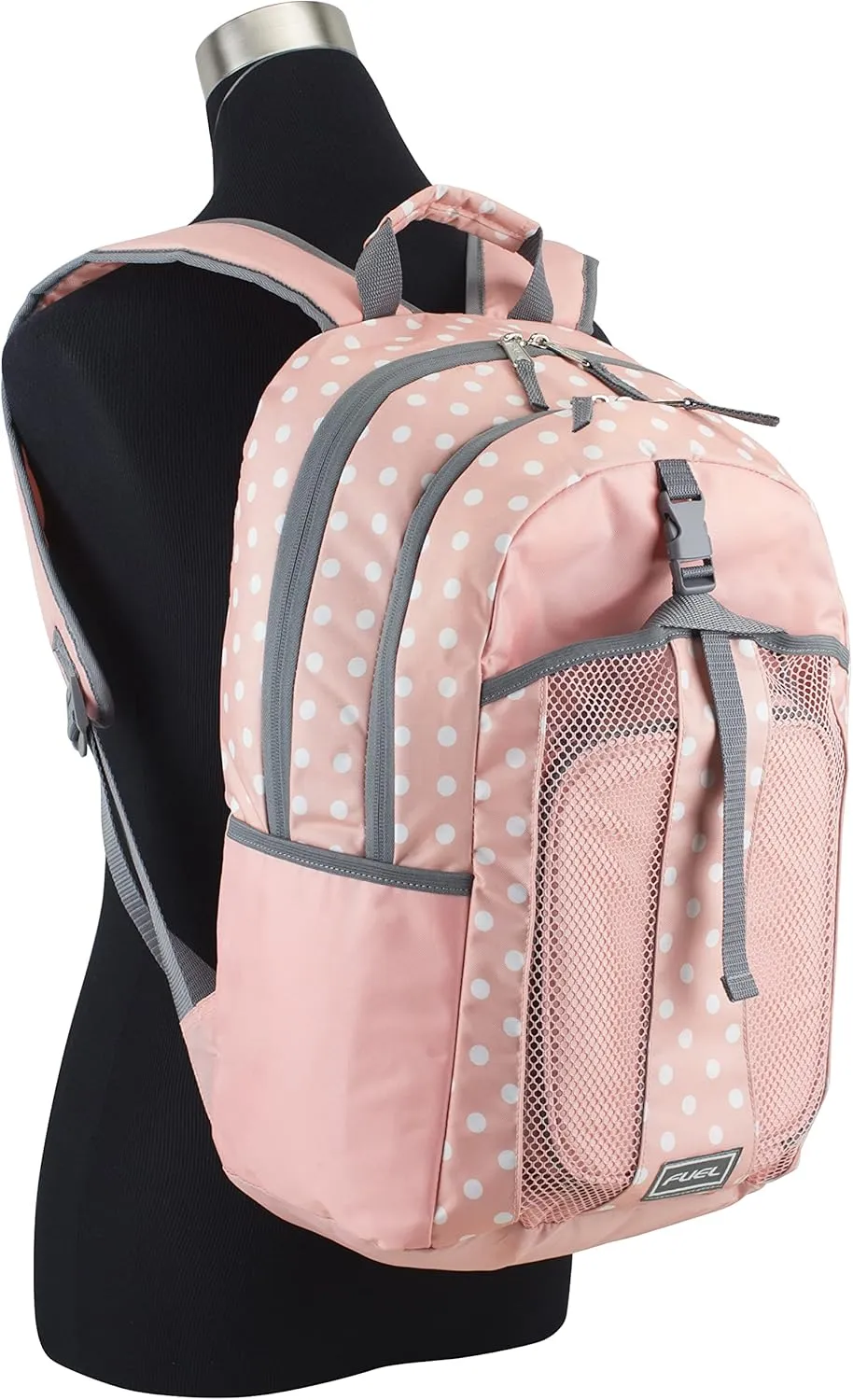 FUEL Lunch Backpack Teens Student Water Resistant Lunch Bookbag Bag Soft Reusable Insulated Cooler Lunch Box Set Travel Office Lunch Bag, Purple Lavender Flowers