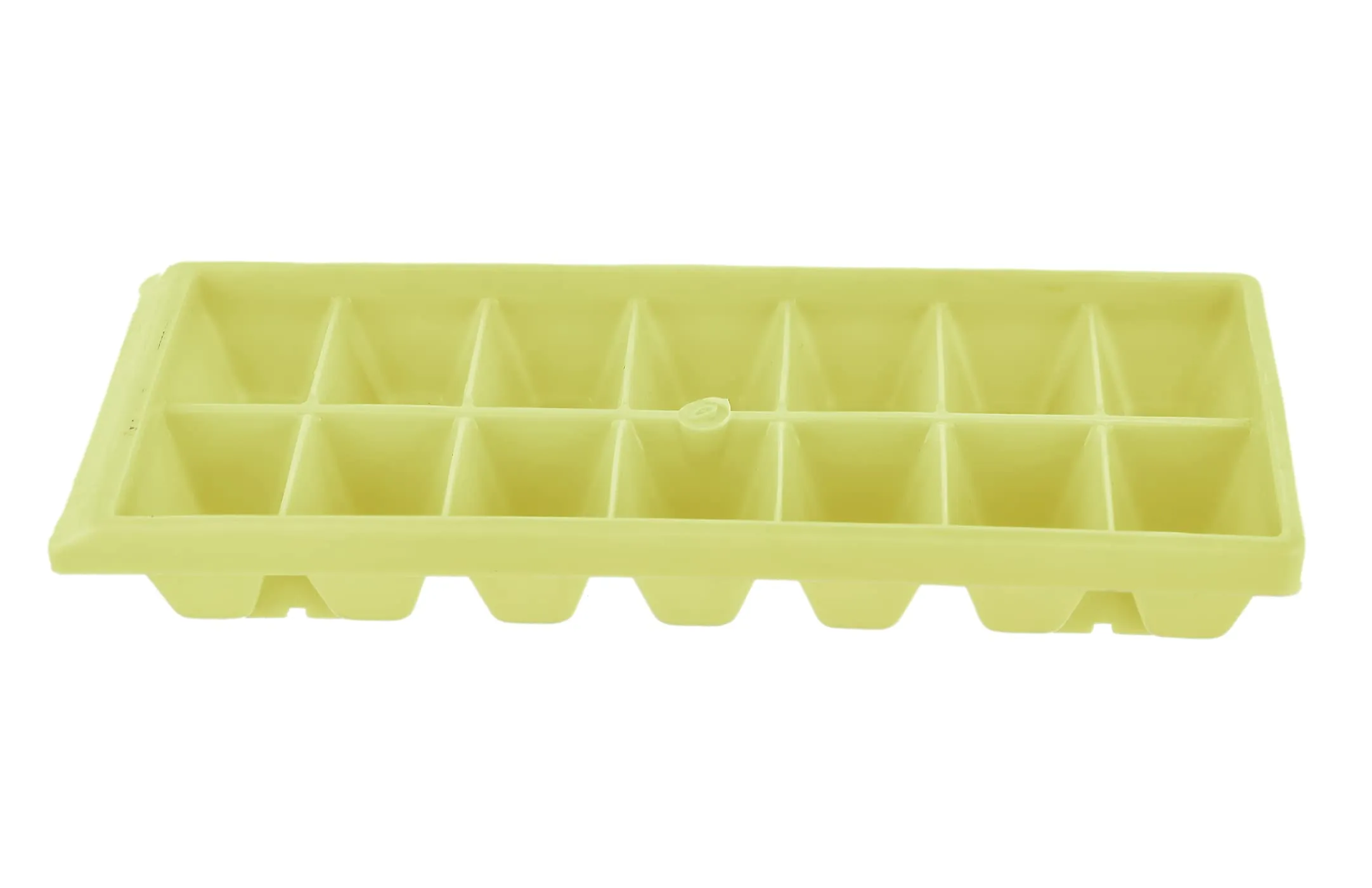 Heart Home Plastic Ice Cube Tray Set with 14 Section- Pack of 9 (Cream & Green & Blue)-HS43HEARTH25801