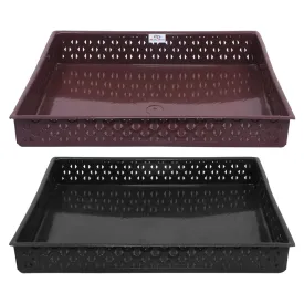 Heart Home Storage Tray|Versatile Plastic Storage Organizer|Rectangular Tray for Kitchen Storage|Storage Tray for Office|ALEXA-15|Pack of 2 (Multicolor)
