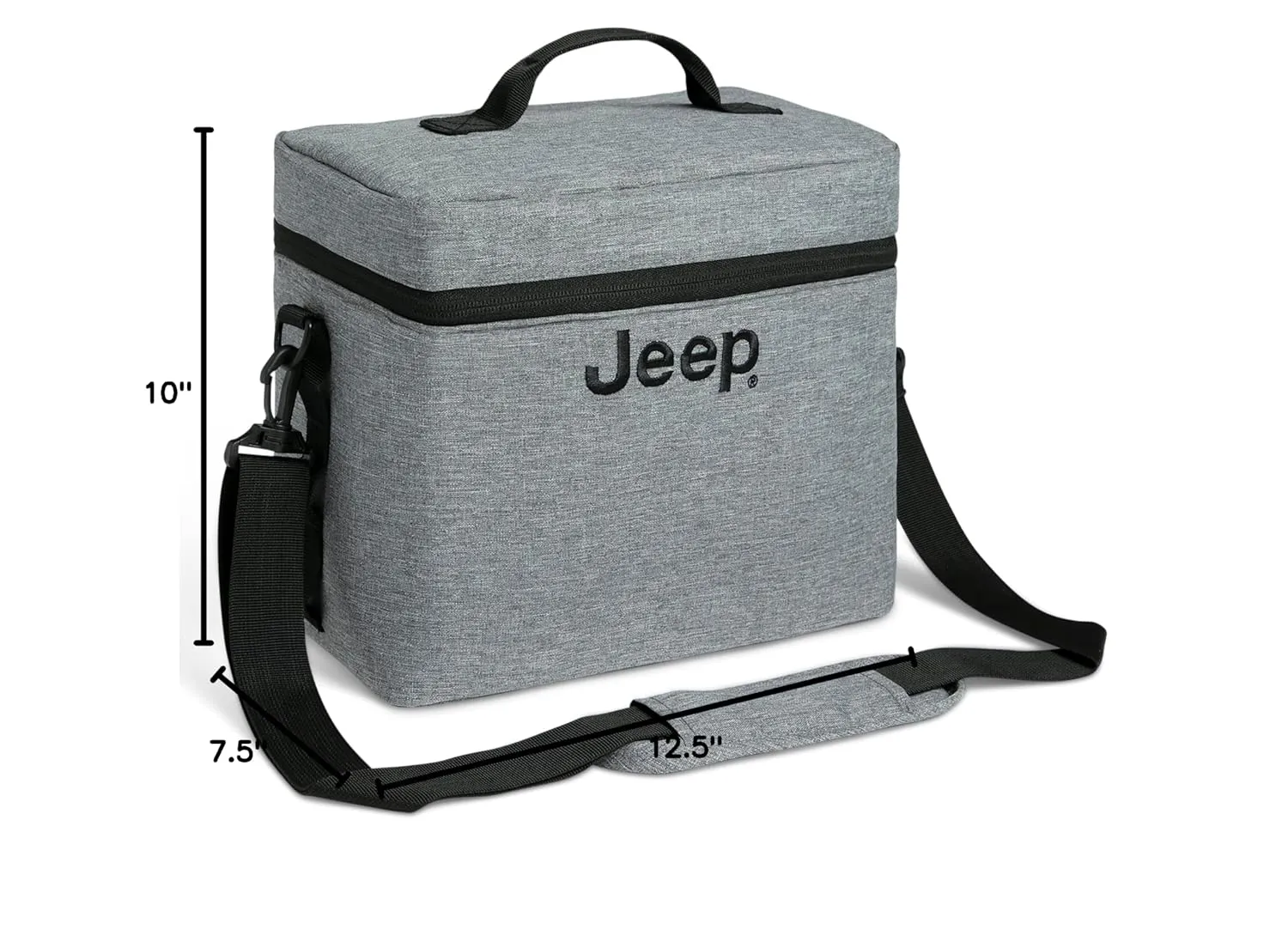 Jeep Wrangler Cooler Bag and Frame by Delta Children (Works with Jeep Wrangler Stroller Wagon #60001) - Holds 16 Cans or 15 Pounds, Grey