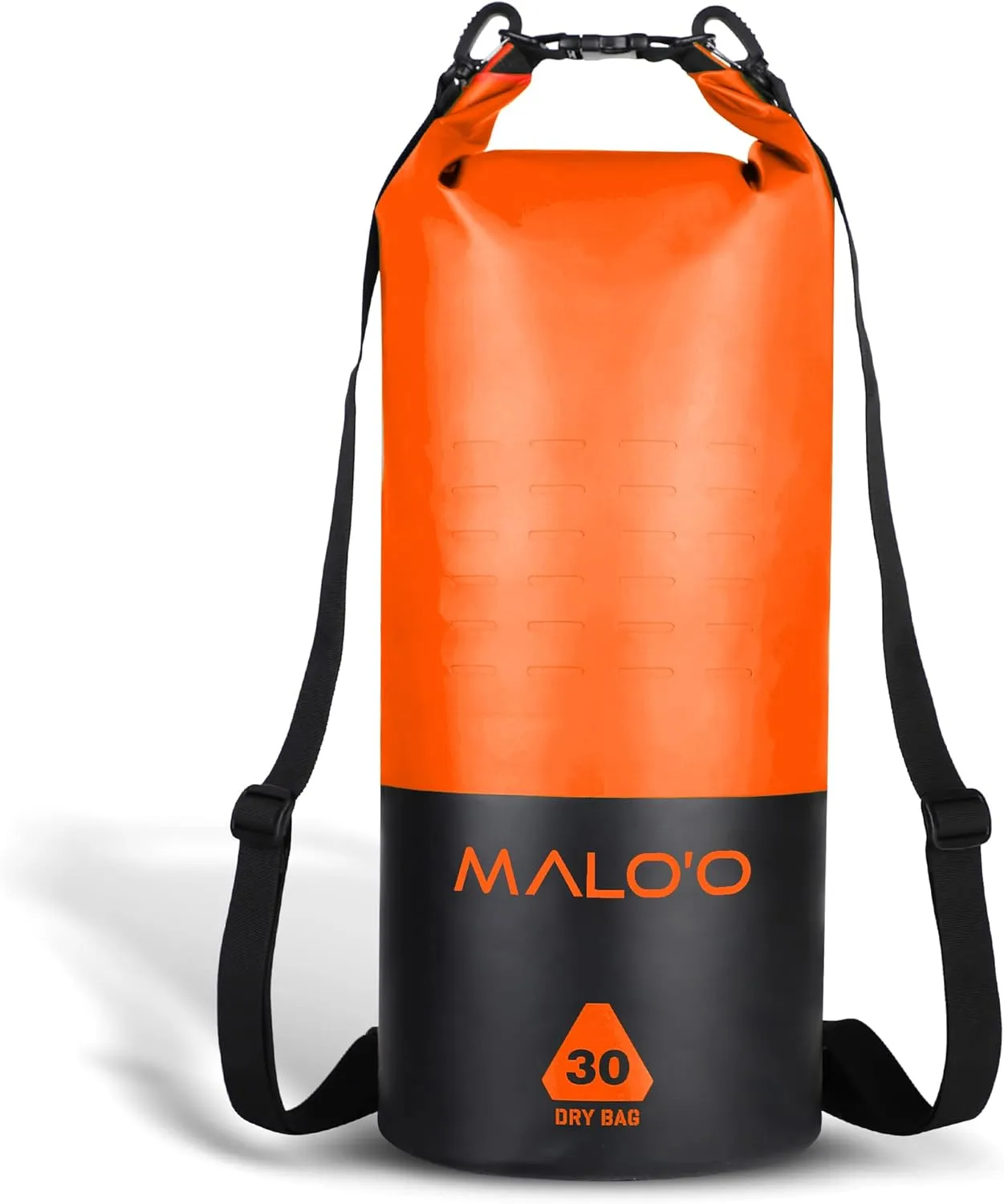 Maloo 30L Heavy Duty 100% Waterproof Roll-Top Dry Bag Backpack  Keeps Gear Dry for Fishing, Rafting, Kayaking, Beach, Boating, Hiking, and Camping - Travel Safe - Easy To Use Dry Bag Backpack