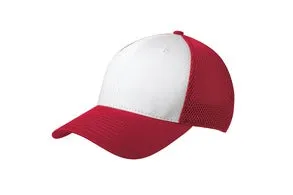 NE204 Gypsum New Era® - Snapback Contrast Front Mesh Cap