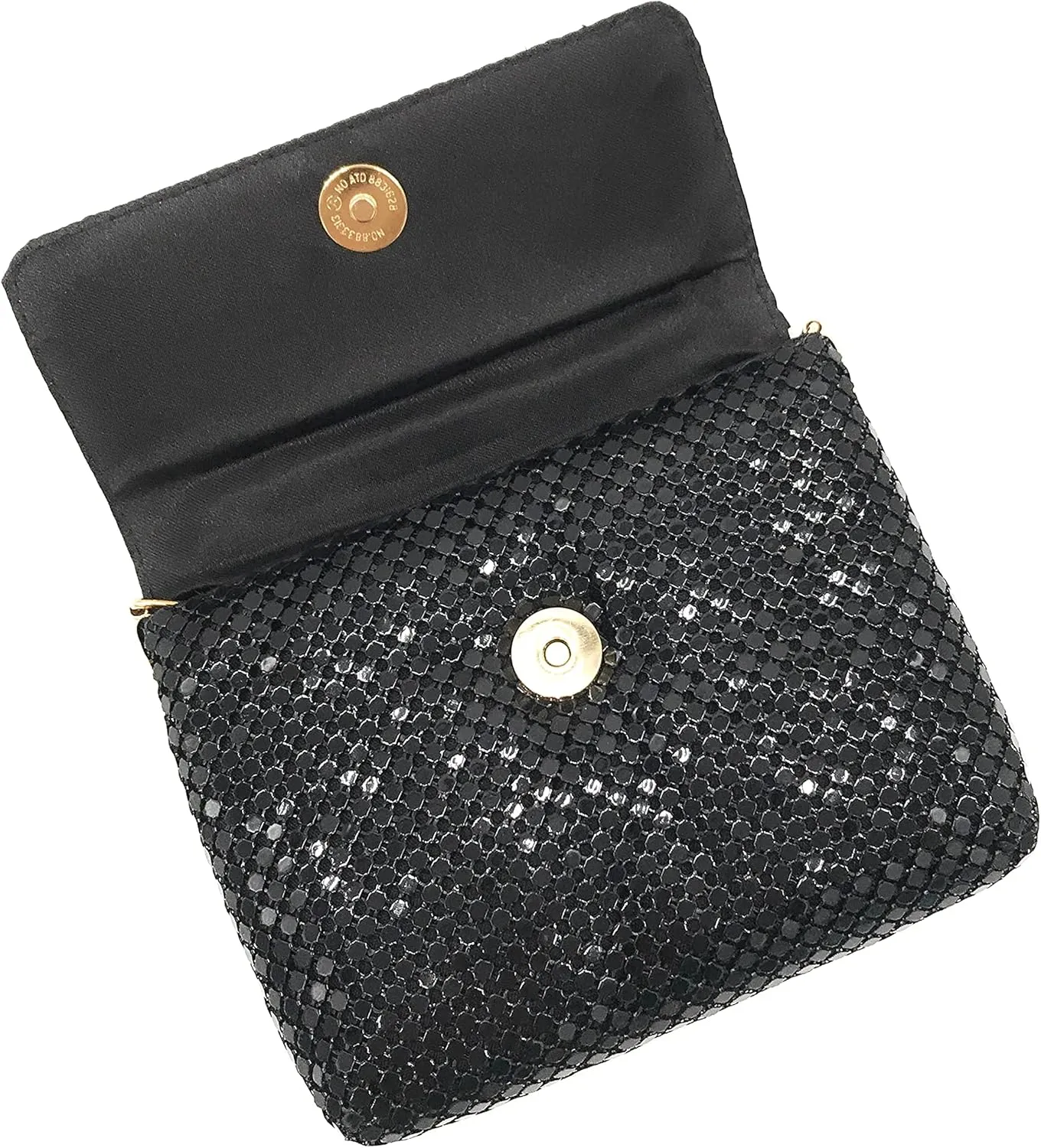 X-Small Women clutch metal mesh evening purse bag for Cocktail Party Prom Wedding Banquet
