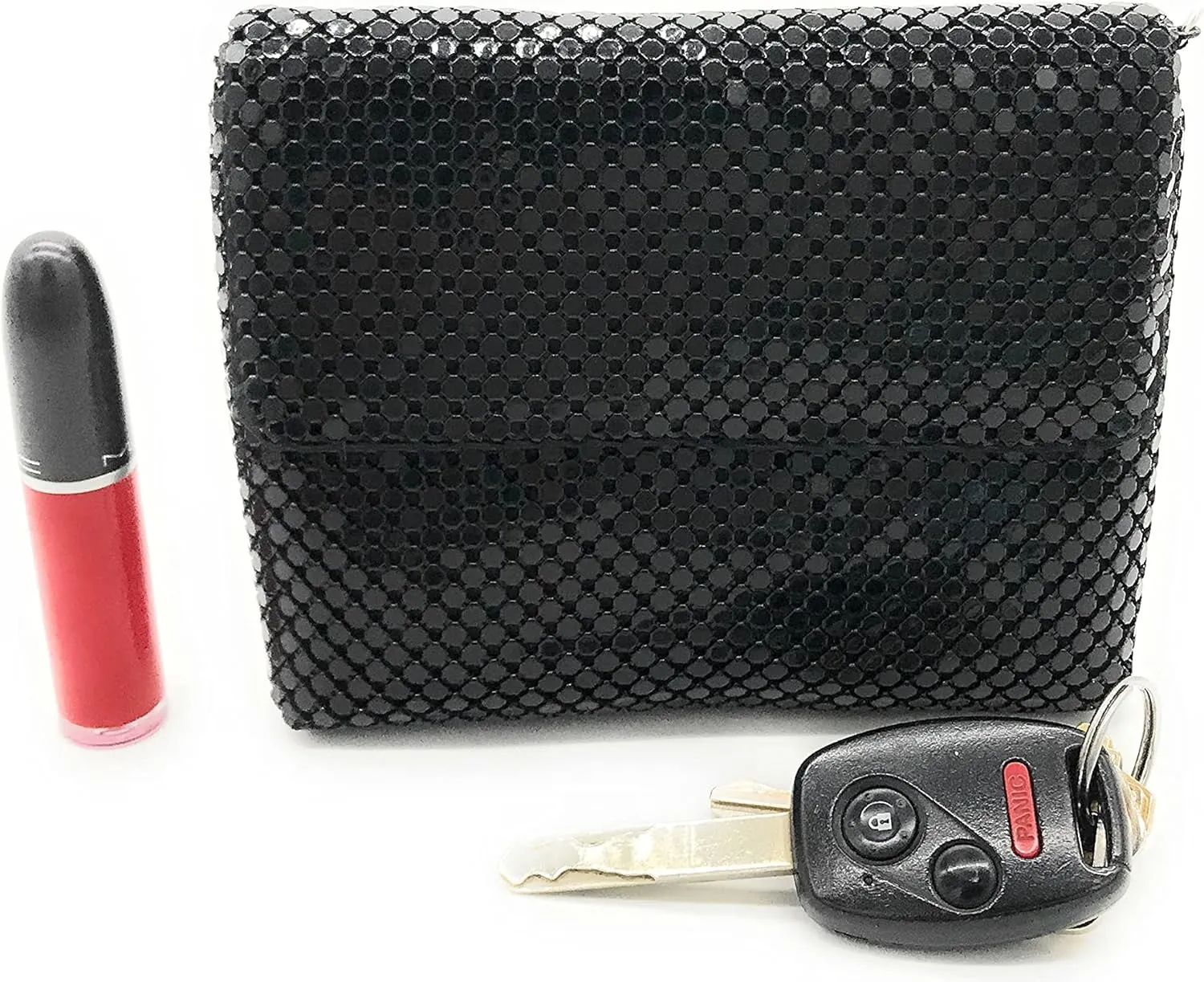 X-Small Women clutch metal mesh evening purse bag for Cocktail Party Prom Wedding Banquet
