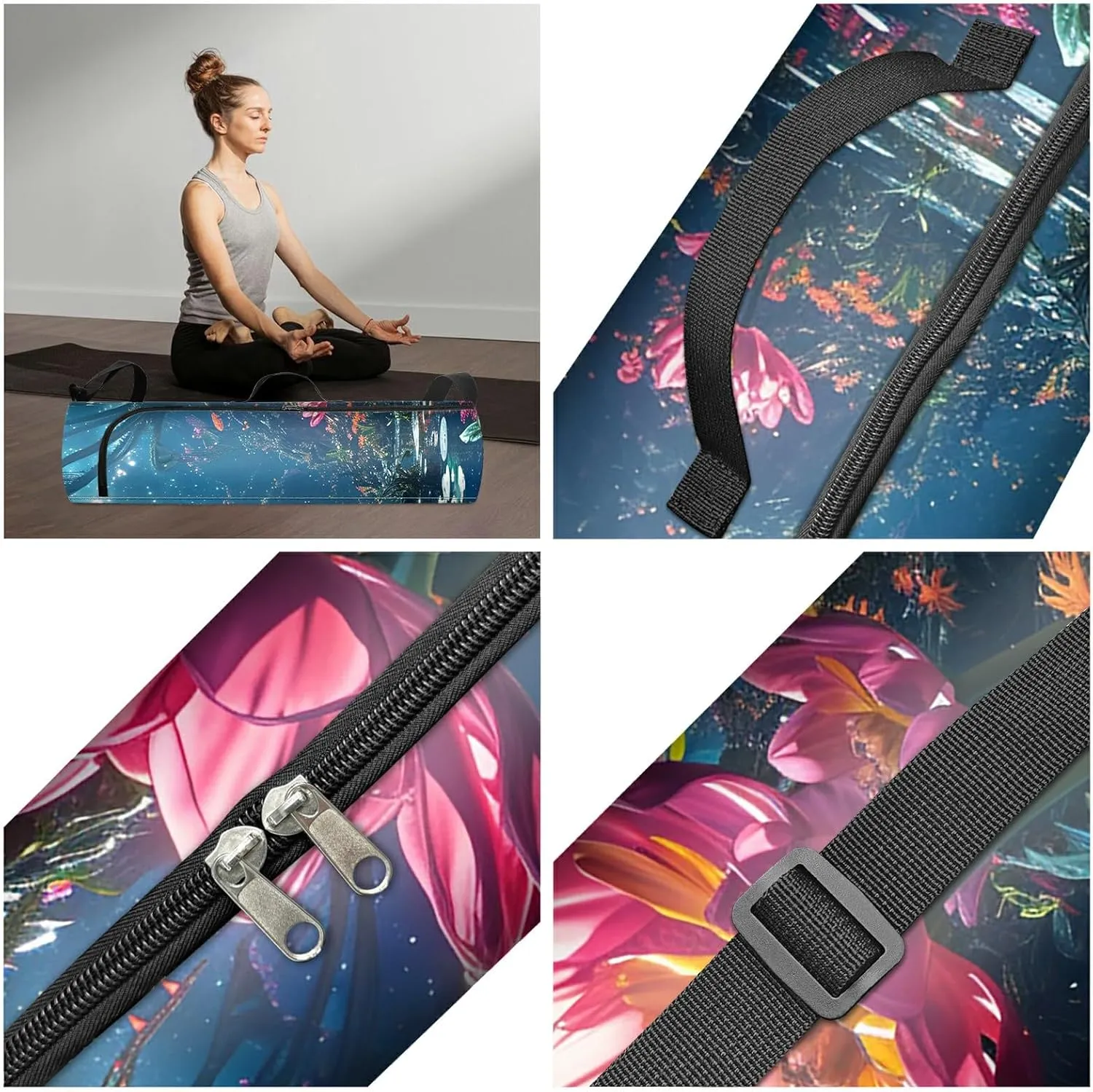 Yoga Mat Bag for Women Men